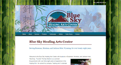 Desktop Screenshot of blueskyhealingartscenter.com